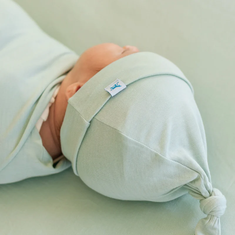 Stretch Knit Swaddle & Hat Set - Image 30