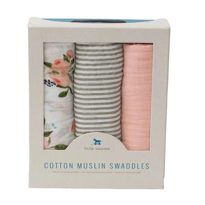 Muslin Swaddle - 3 Pack - Image 2