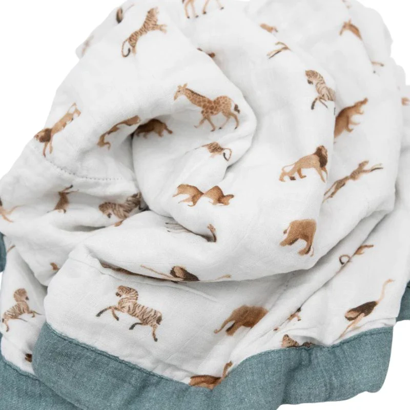 Organic Cotton Muslin Baby Quilt - Image 15