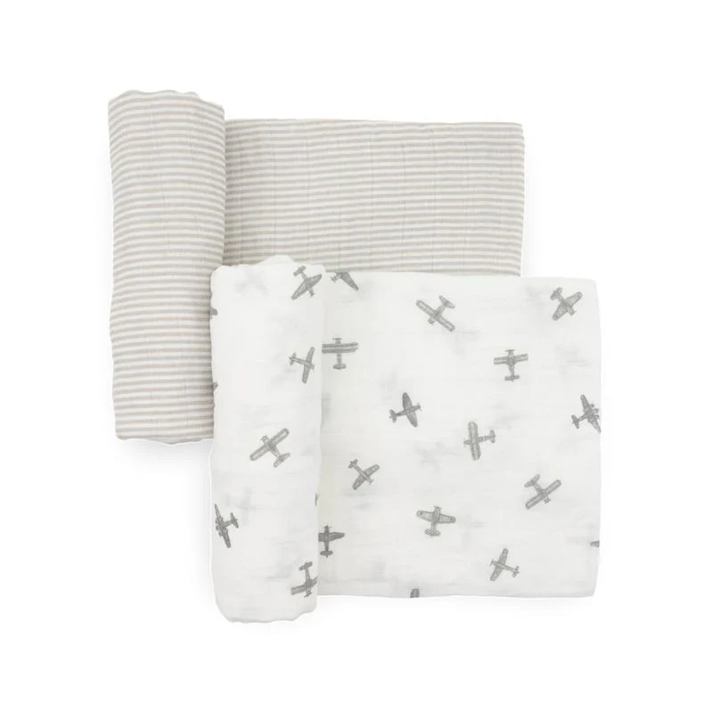 Organic Cotton Muslin Swaddle Blanket - 2 Pack - Image 20
