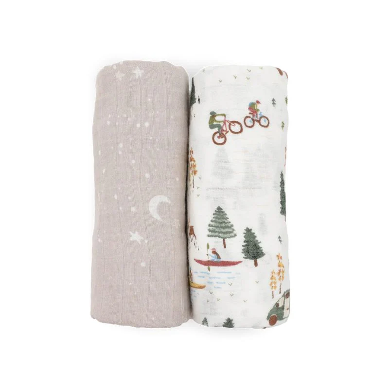 Organic Cotton Muslin Swaddle Blanket - 2 Pack - Image 26