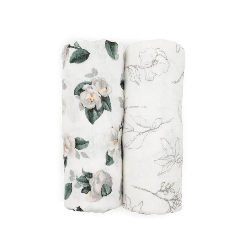 Organic Cotton Muslin Swaddle Blanket - 2 Pack - Image 32
