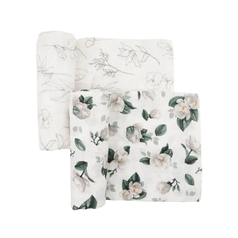 Organic Cotton Muslin Swaddle Blanket - 2 Pack - Image 33
