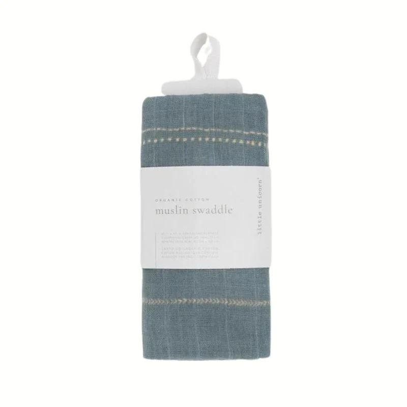 Organic Cotton Muslin Swaddle Blanket - Image 33