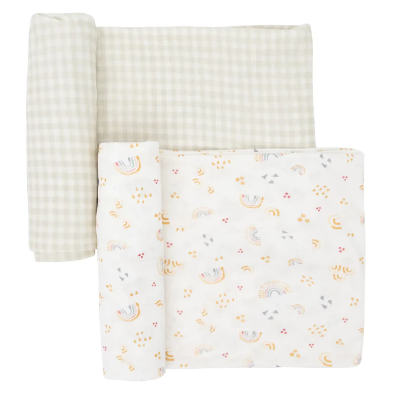 Stretch Knit Swaddle Blanket - 2 Pack - Image 52