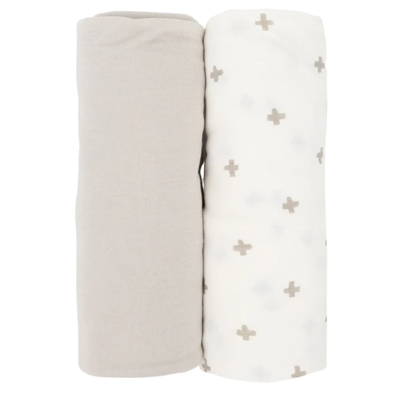 Stretch Knit Swaddle Blanket - 2 Pack - Image 54
