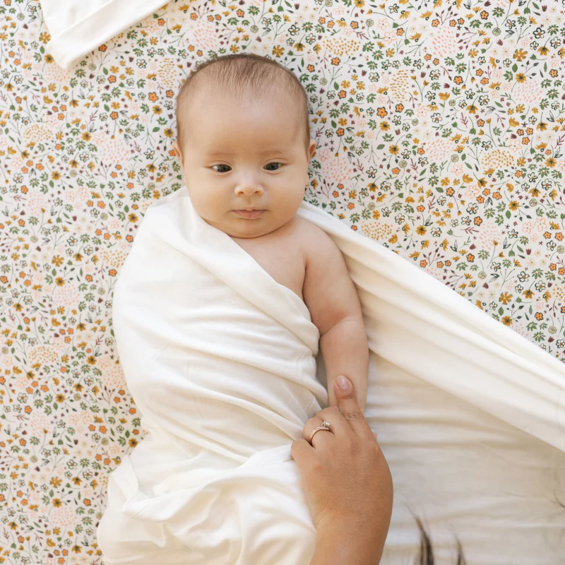 Stretch Knit Swaddle Blanket - 2 Pack - Image 9