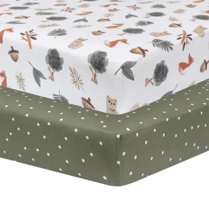Fitted Cotton Crib Sheet - Image 10