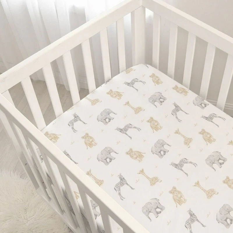 Fitted Cotton Crib Sheet - Image 11