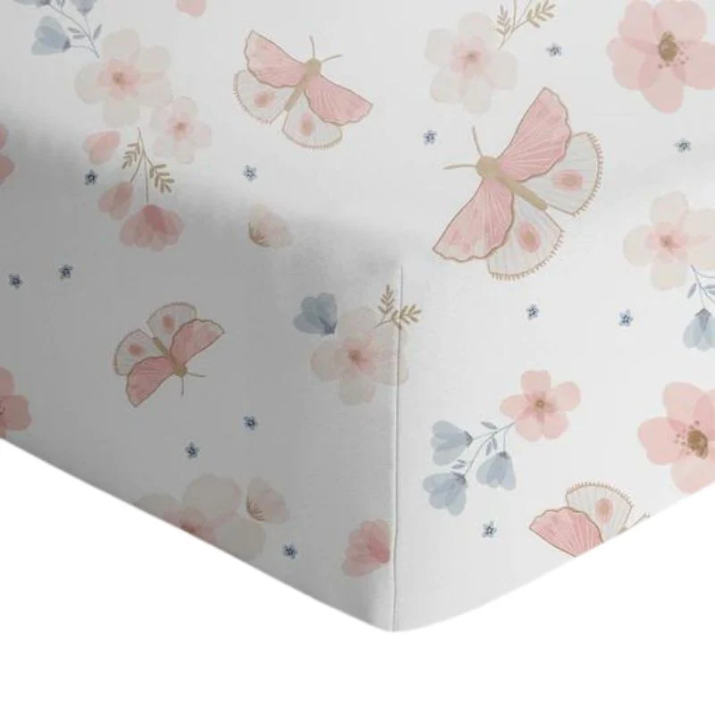 Fitted Cotton Crib Sheet - Image 13