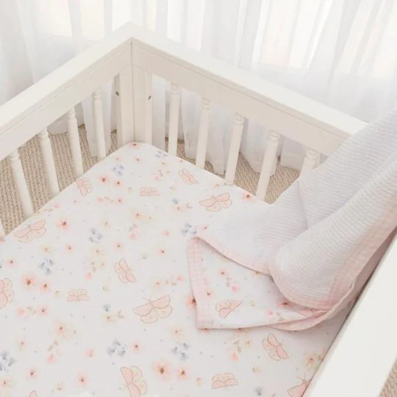 Fitted Cotton Crib Sheet - Image 14