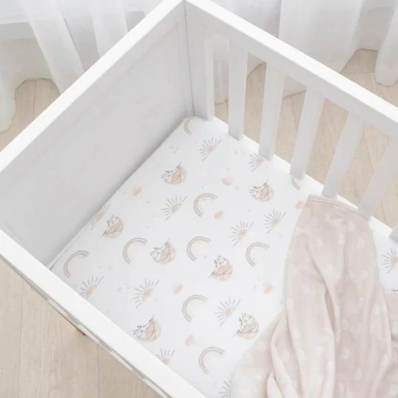 Fitted Cotton Crib Sheet - Image 22