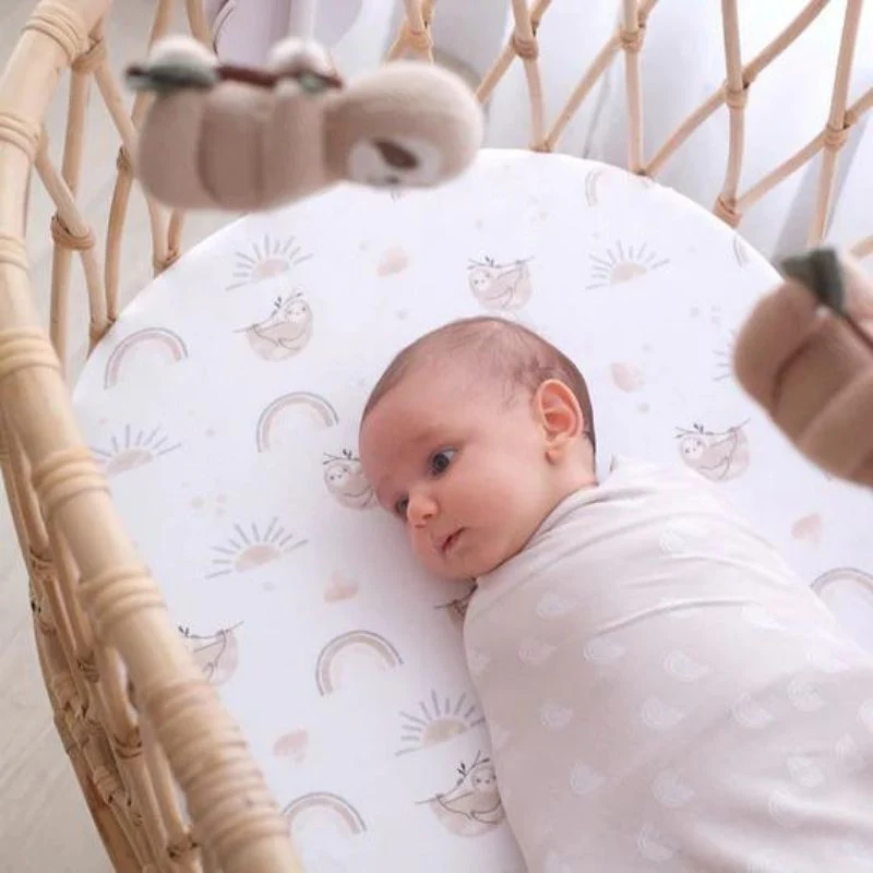 Fitted Cotton Crib Sheet - Image 23