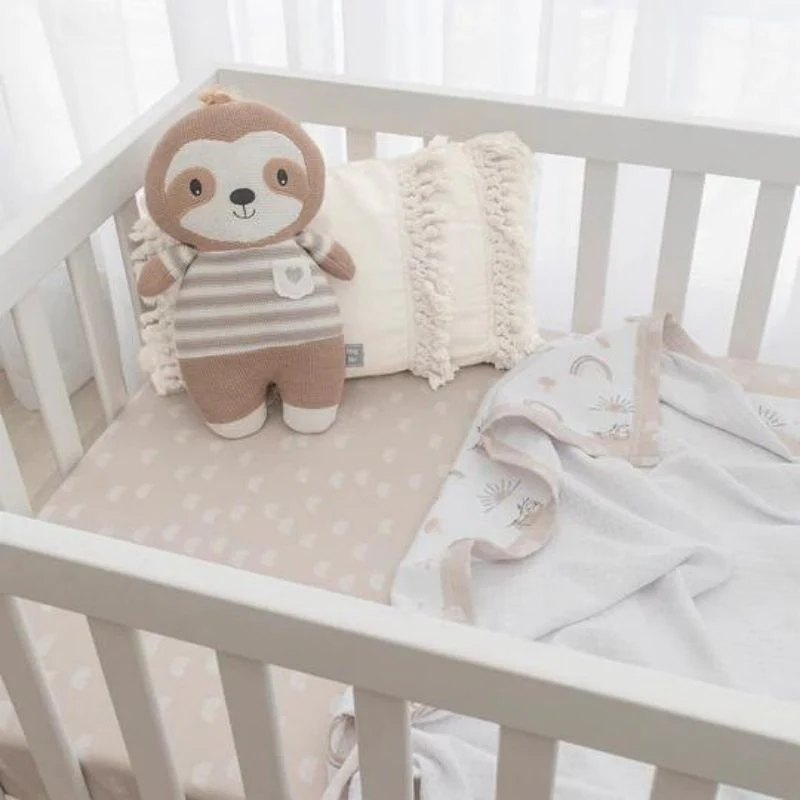 Fitted Cotton Crib Sheet - Image 26