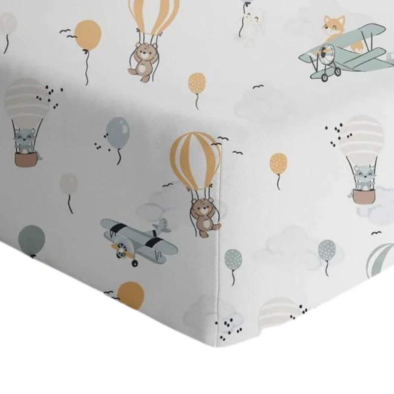 Fitted Cotton Crib Sheet - Image 29