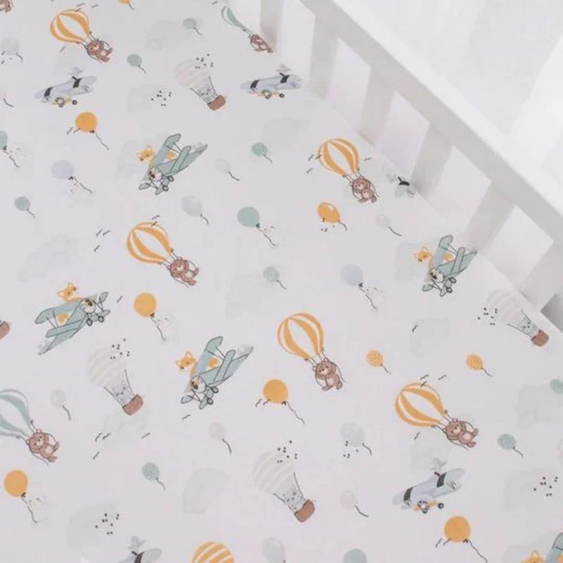 Fitted Cotton Crib Sheet - Image 31