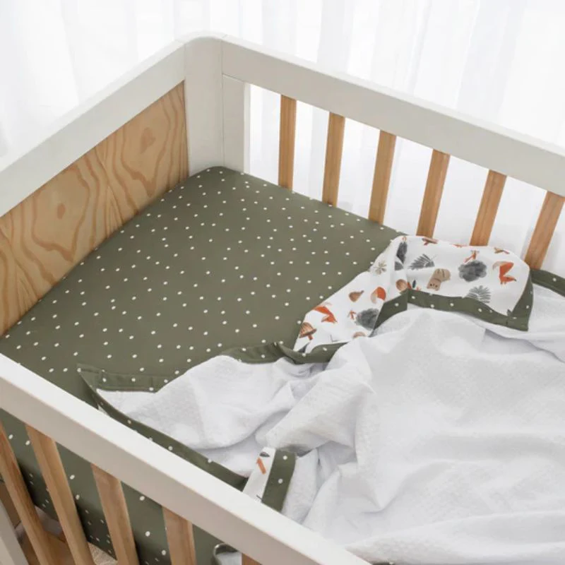 Fitted Cotton Crib Sheet - Image 38