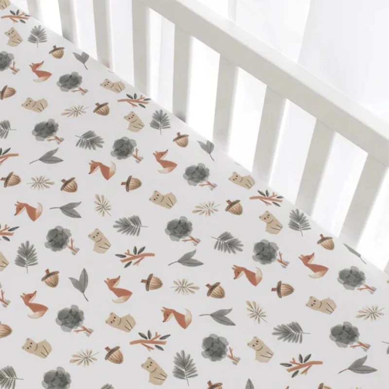 Fitted Cotton Crib Sheet - Image 41