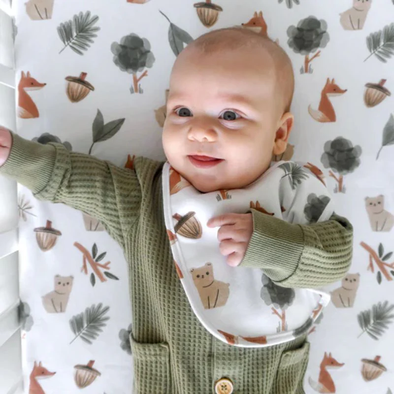 Fitted Cotton Crib Sheet - Image 42