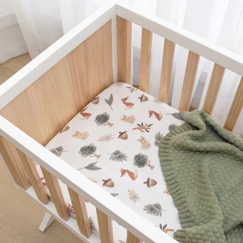 Fitted Cotton Crib Sheet - Image 43