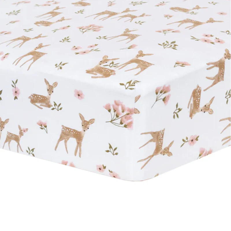 Fitted Cotton Crib Sheet - Image 44