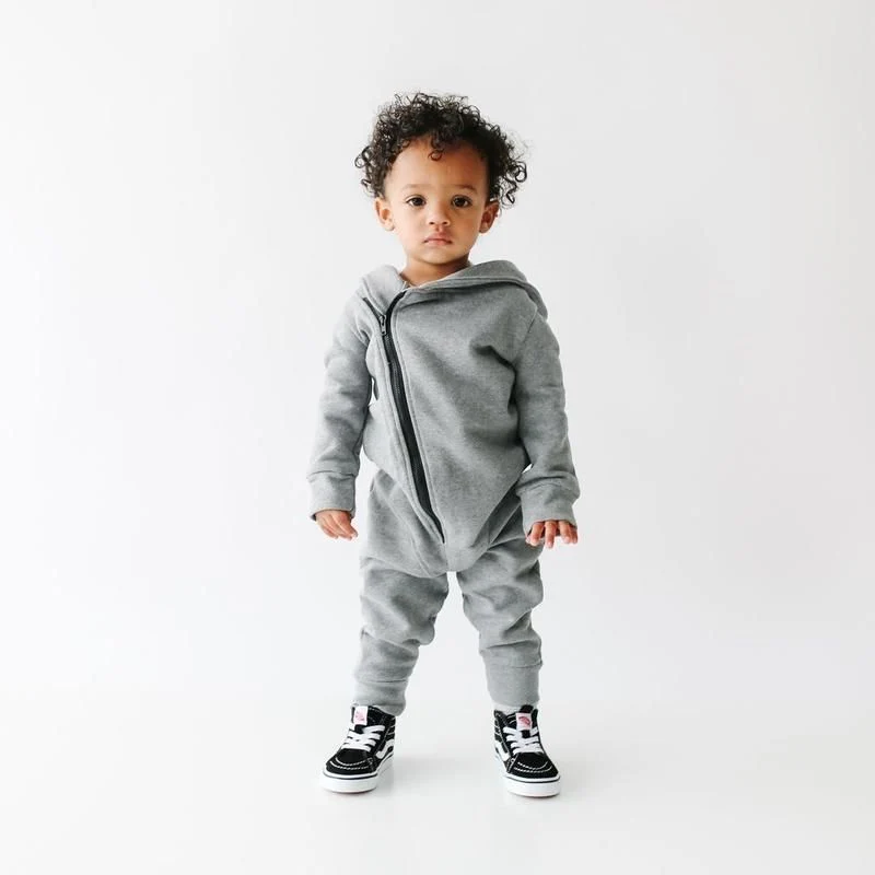 Asymmetrical Zip Romper - Image 14