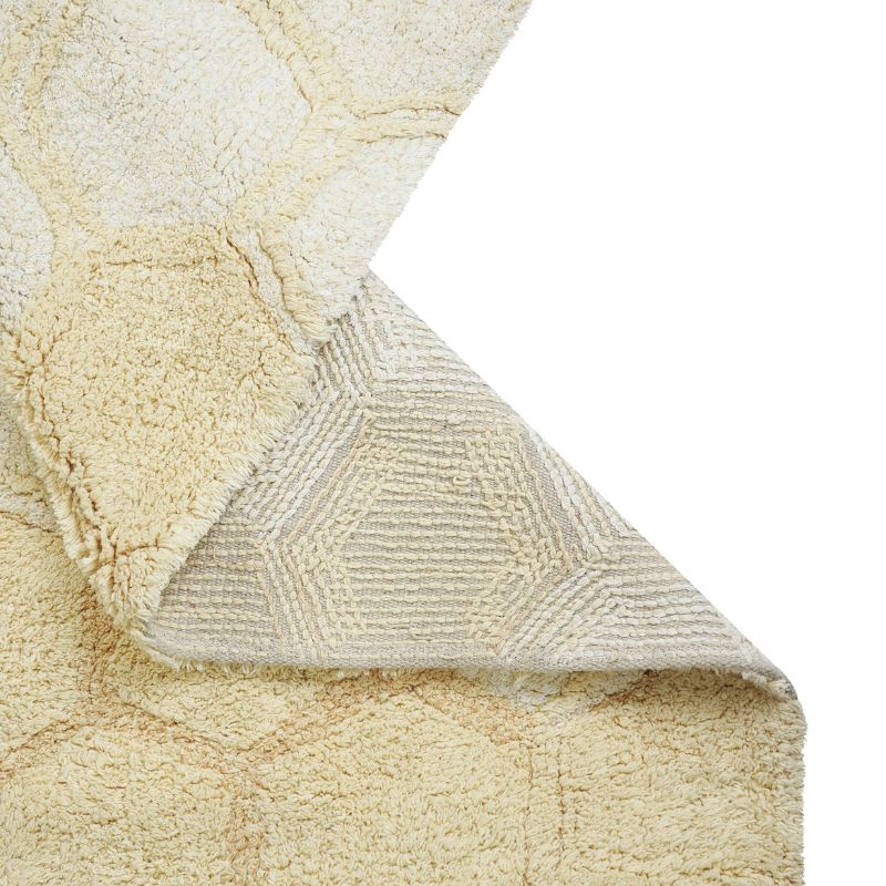 Round Honeycomb Washable Rug - Image 10