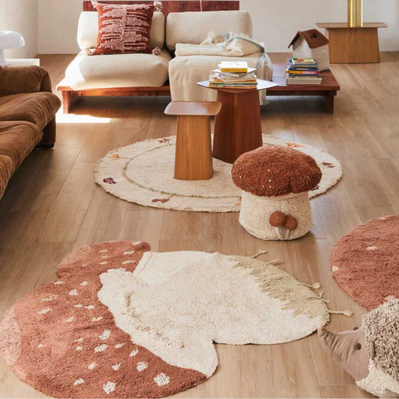 Washable Boletus Cotton Rug - Image 3