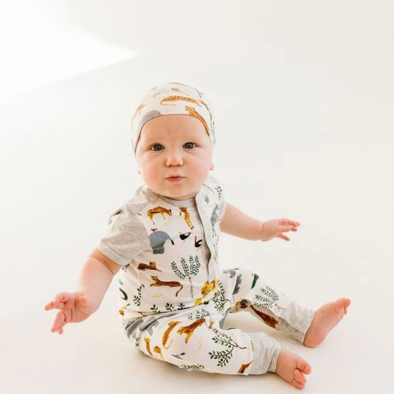 Short Sleeve Romper - Image 31
