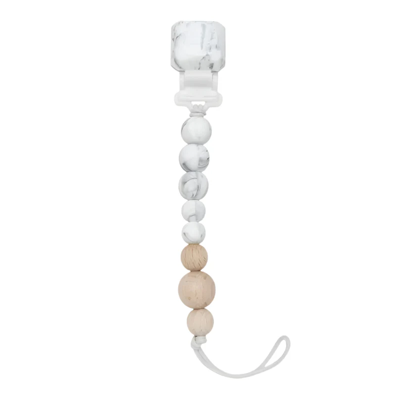 Colour Pop Silicone & Wood Pacifier Clips - Image 7