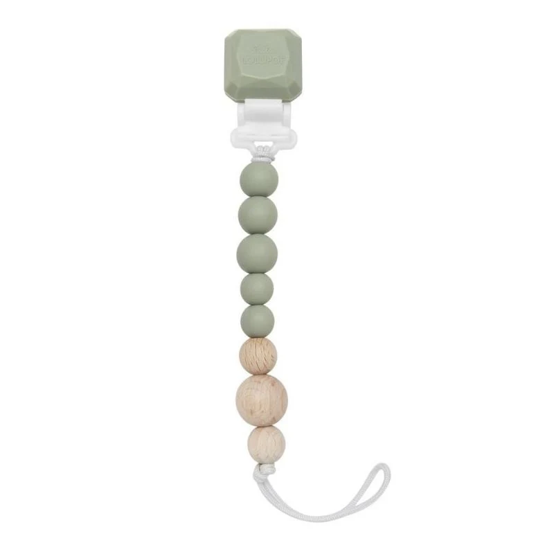 Colour Pop Silicone & Wood Pacifier Clips - Image 8