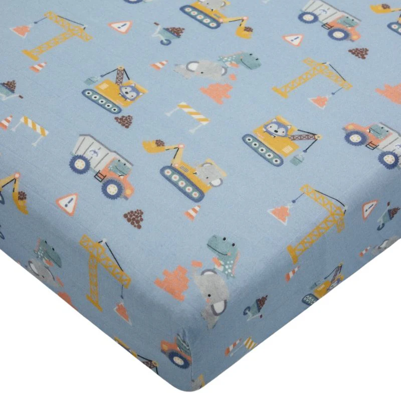 Fitted Muslin Crib Sheets