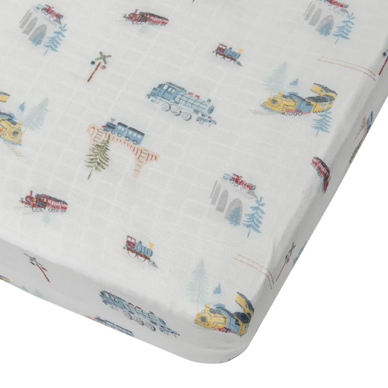 Fitted Muslin Crib Sheets - Image 60