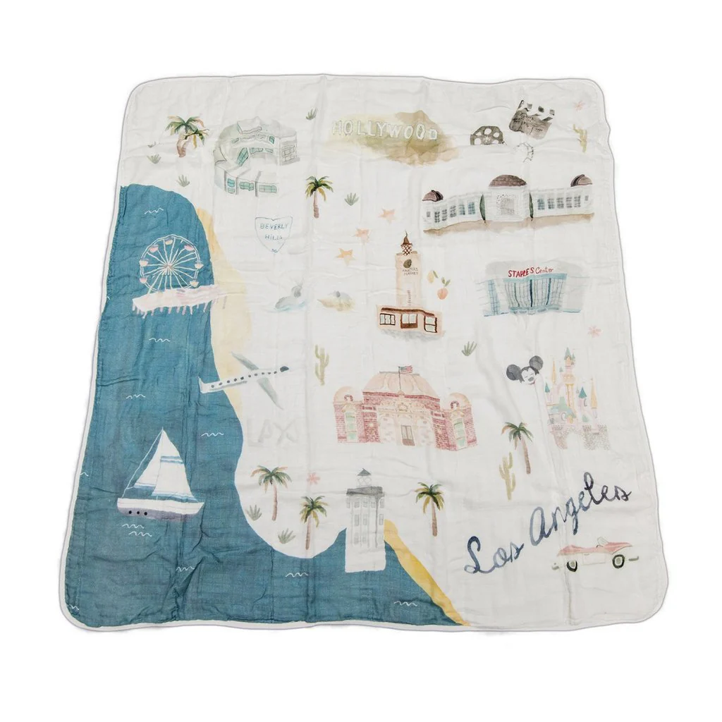 Luxe Muslin Quilt - World Cities - Image 2