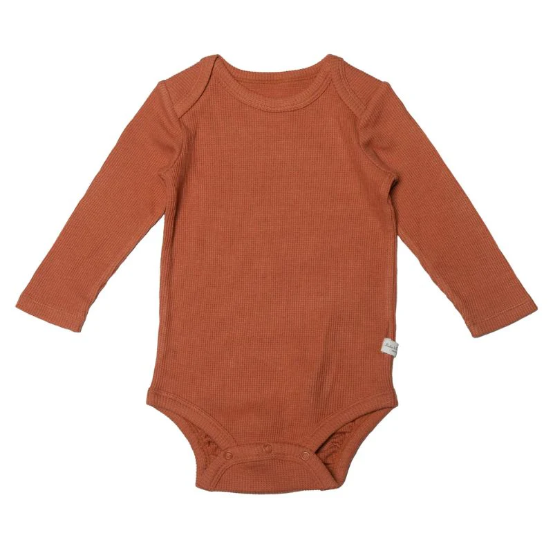 Waffle Long Sleeve Bodysuits - Image 4