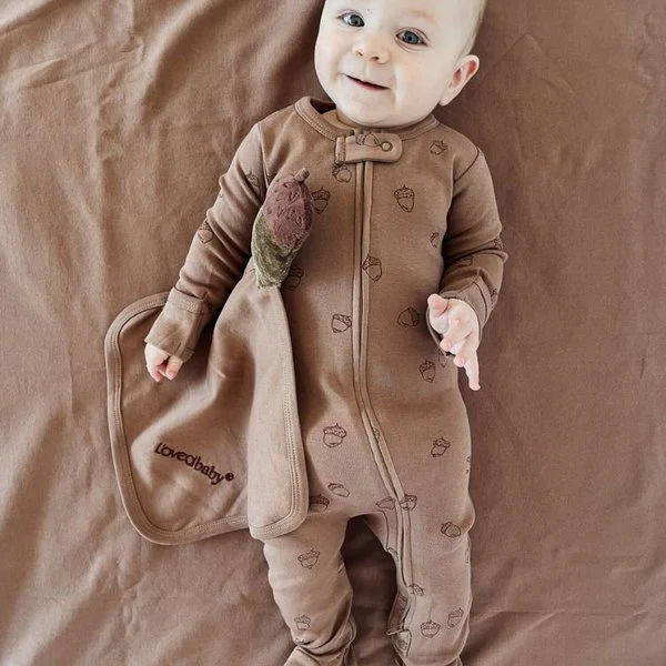 Organic Zipper Footed Sleeper - Patterns - Image 30
