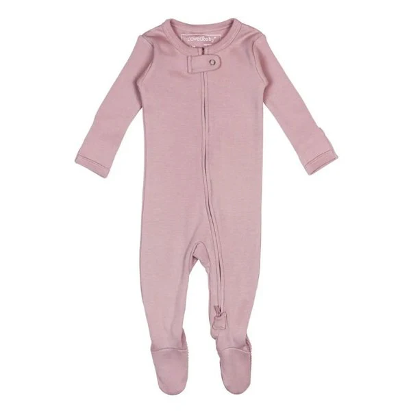Organic Zipper Footed Sleeper - Solids - Image 17