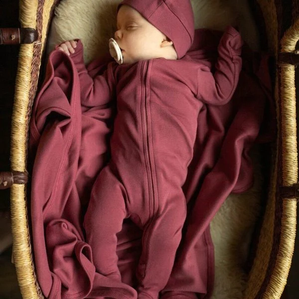 Organic Zipper Footed Sleeper - Solids - Image 19
