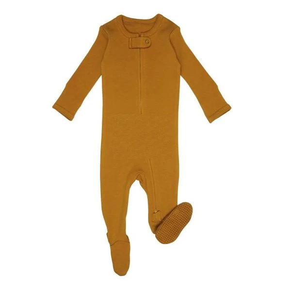 Organic Zipper Footed Sleeper - Solids - Image 26