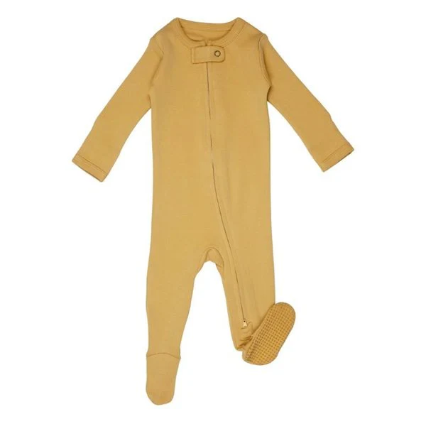 Organic Zipper Footed Sleeper - Solids - Image 34