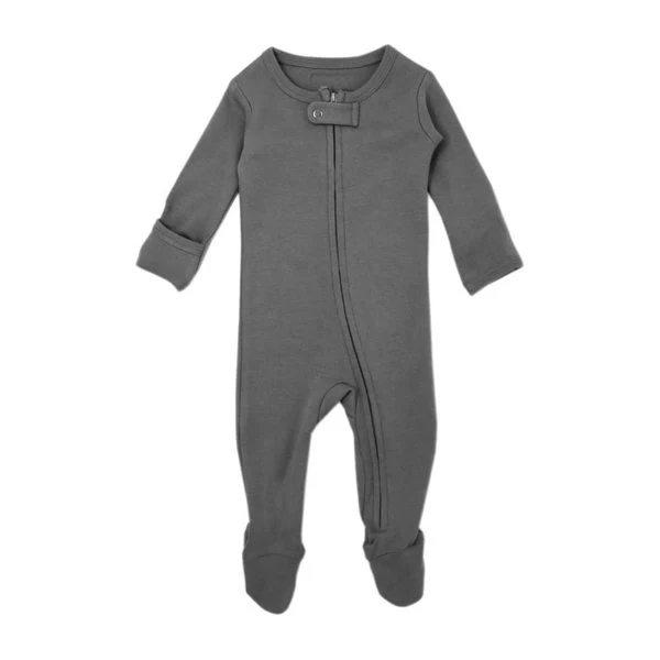 Organic Zipper Footed Sleeper - Solids - Image 37
