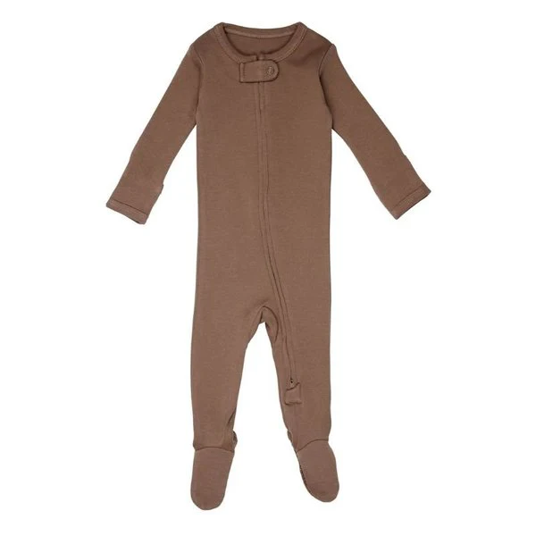 Organic Zipper Footed Sleeper - Solids - Image 39