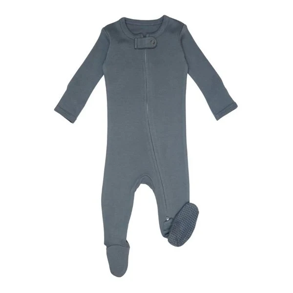 Organic Zipper Footed Sleeper - Solids - Image 40