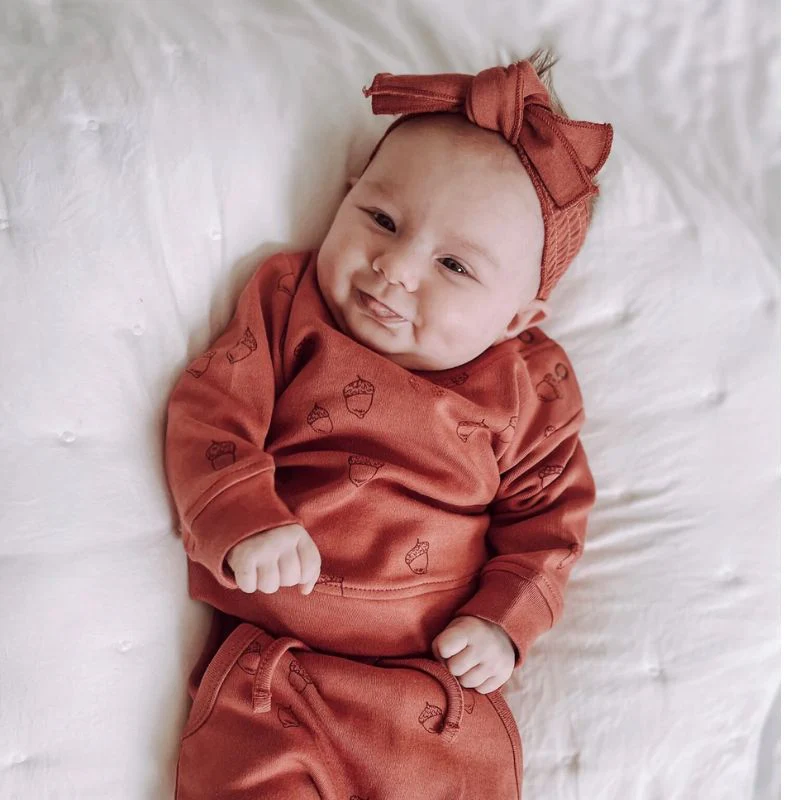Organic Smocked Tie Headband - Image 14