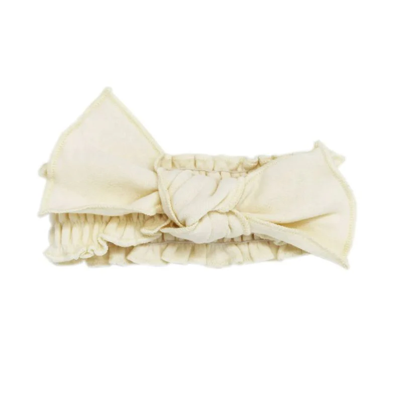 Organic Smocked Tie Headband - Image 17