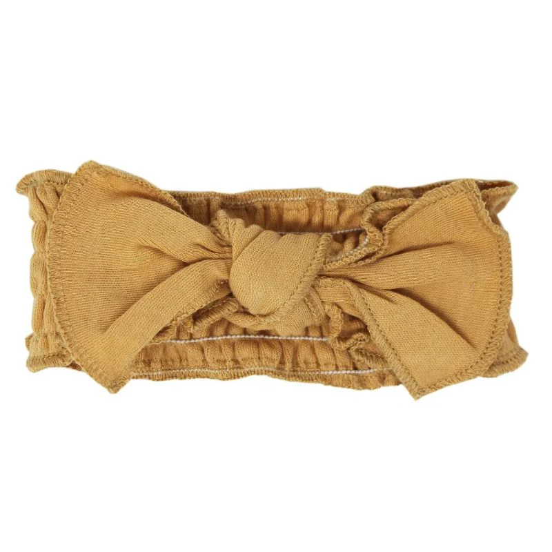 Organic Smocked Tie Headband - Image 18