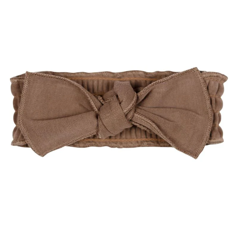Organic Smocked Tie Headband - Image 21