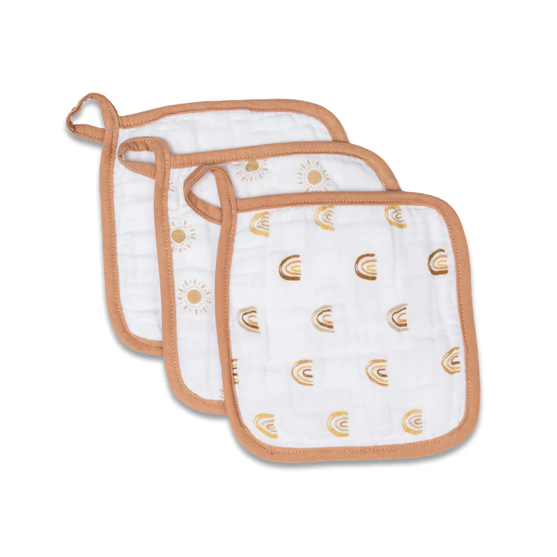 Muslin Washcloths - 3 Pack - Image 2