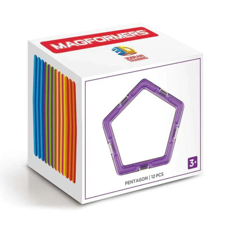 Rainbow Magnetic Shapes - 12 Pieces - Image 21