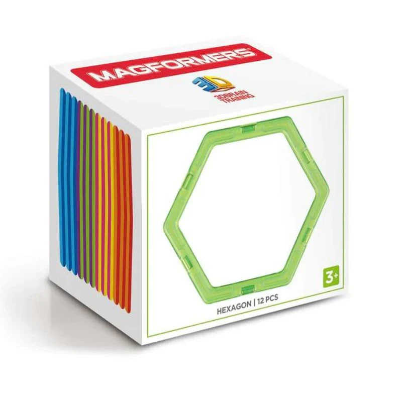 Rainbow Magnetic Shapes - 12 Pieces - Image 28